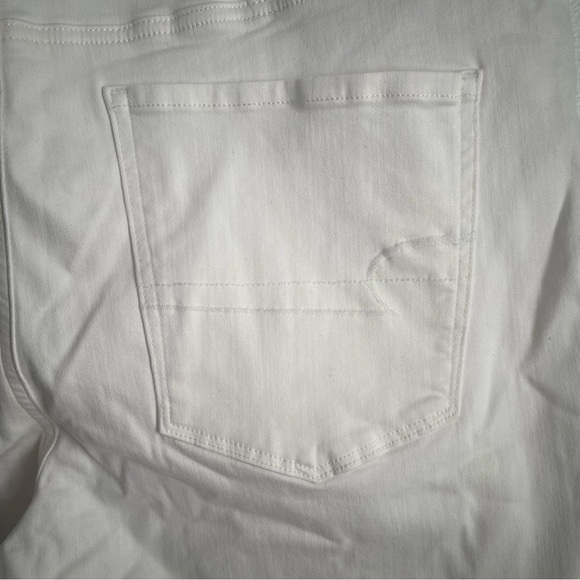 American Eagle jeans women’s white size 24 Curvy Hi-Rise  jeggings bright NWT - Picture 12 of 16